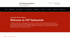 Desktop Screenshot of cwtkd.com